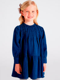 Vestido Ganga Azul ganga (Ganga)  para Menina - Mayoral