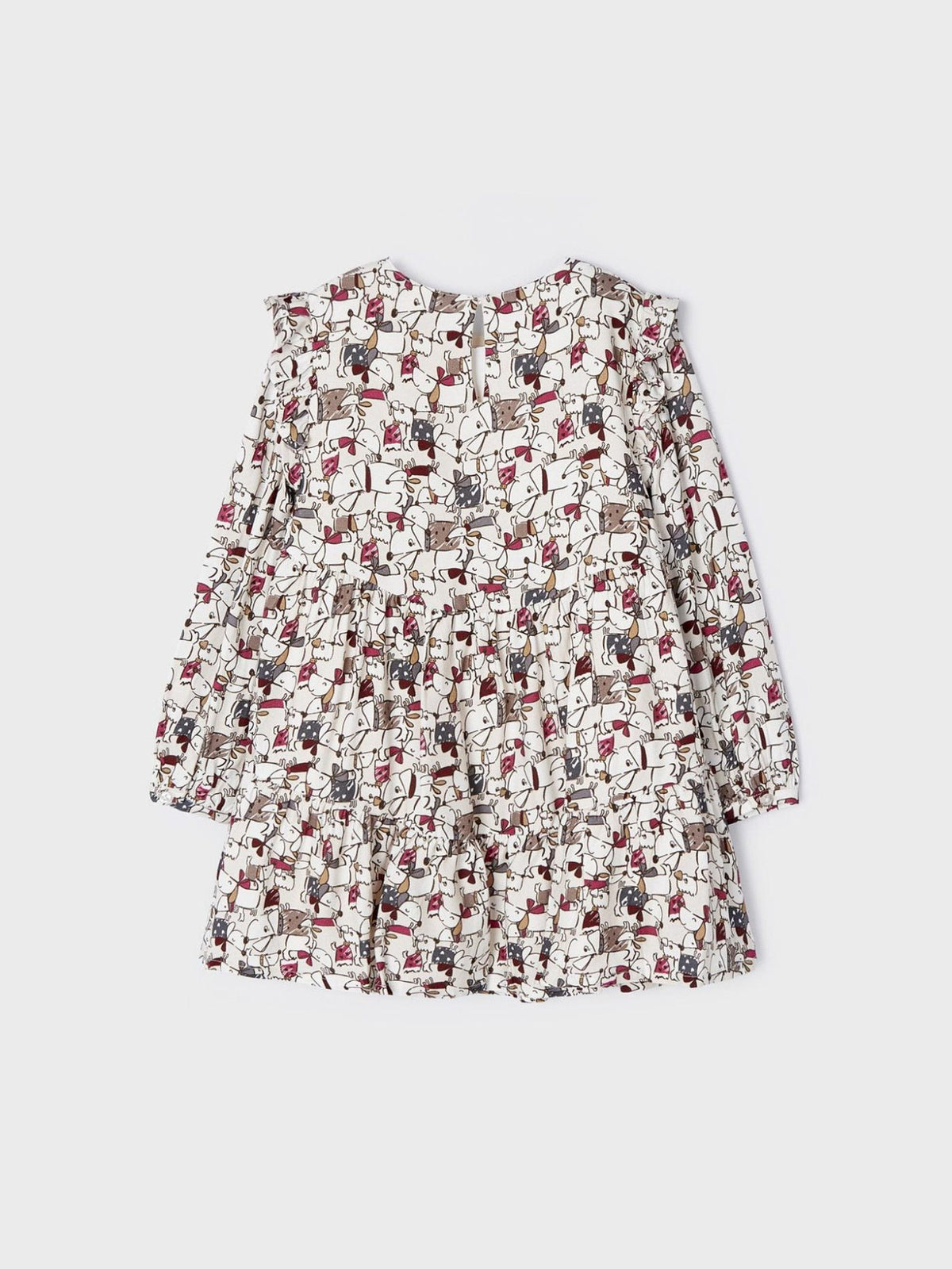 Vestido estampado Grão bico  (Bege)  para Menina - Mayoral