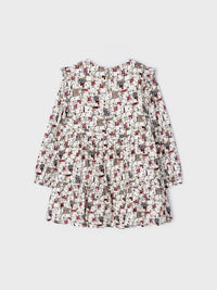 Vestido estampado Grão bico  (Bege)  para Menina - Mayoral