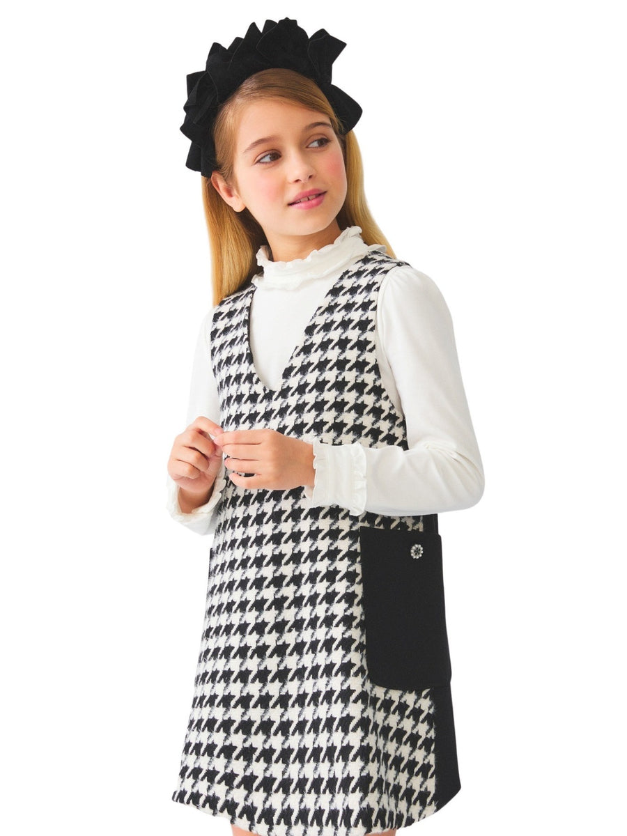Saia de peito combinada Preto      (Preto)  para Menina - Abel & Lula
