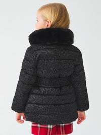 Blusão flock Preto      (Preto)  para Menina - Abel & Lula