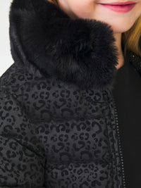 Blusão flock Preto      (Preto)  para Menina - Abel & Lula
