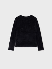 Camisola veludo Preto      (Preto)  para Menina - Mayoral