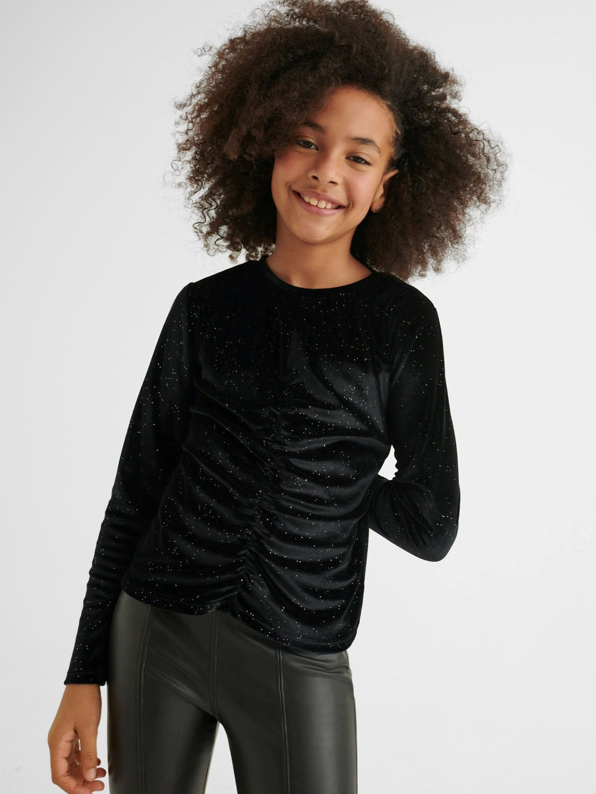 Camisola veludo Preto      (Preto)  para Menina - Mayoral