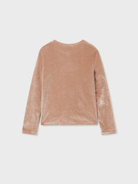 Camisola veludo Rosado     (Rosa)  para Menina - Mayoral