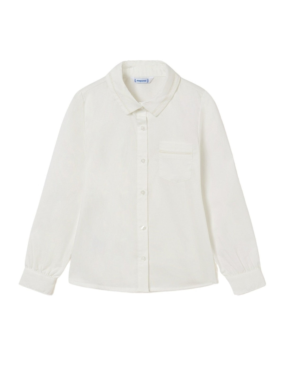 Blusa Crú        (Creme / Pérola)  para Menina - Mayoral