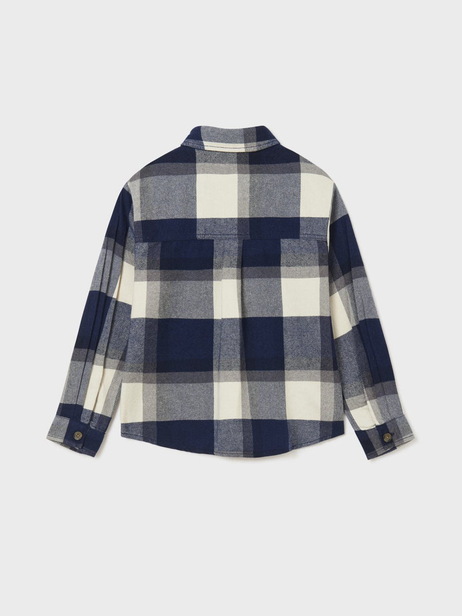 Sobrecamisa xadrez Eclipse    (Marinho)  para Menina - Mayoral