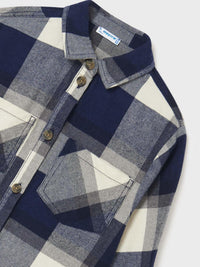 Sobrecamisa xadrez Eclipse    (Marinho)  para Menina - Mayoral