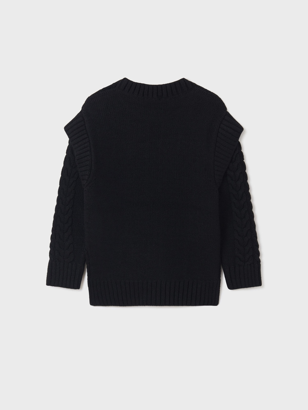 Jersey tranças Preto      (Preto)  para Menina - Mayoral