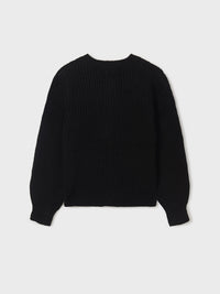 Casaco tricot Preto      (Preto)  para Menina - Mayoral