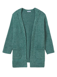Casaco tricot Pato mesc  (Verde Esmeralda)  para Menina - Mayoral