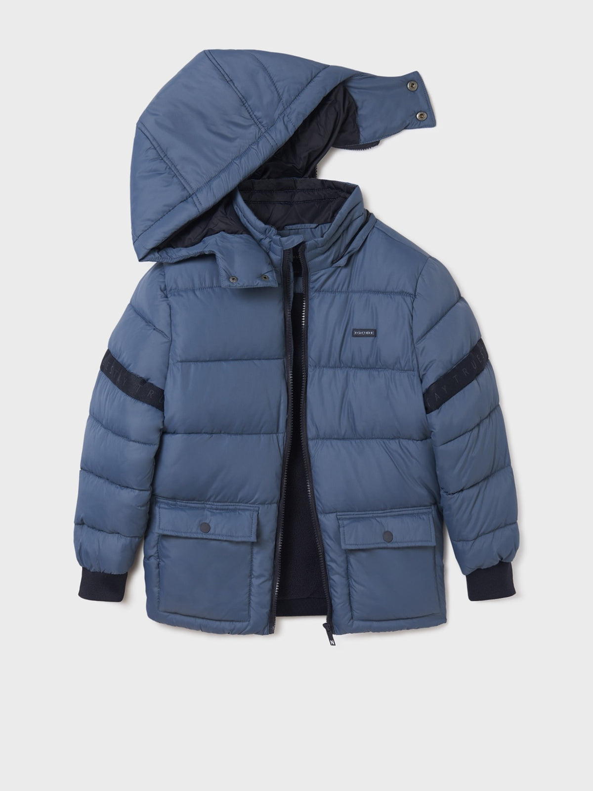 Blusão cintas Steel blue (Azul)  para Menino - Mayoral