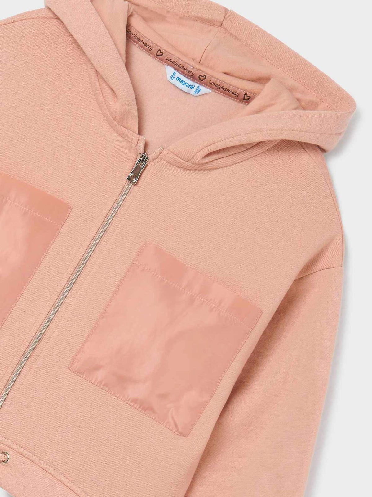 Casaco sport felpa Rosado     (Rosa)  para Menina - Mayoral