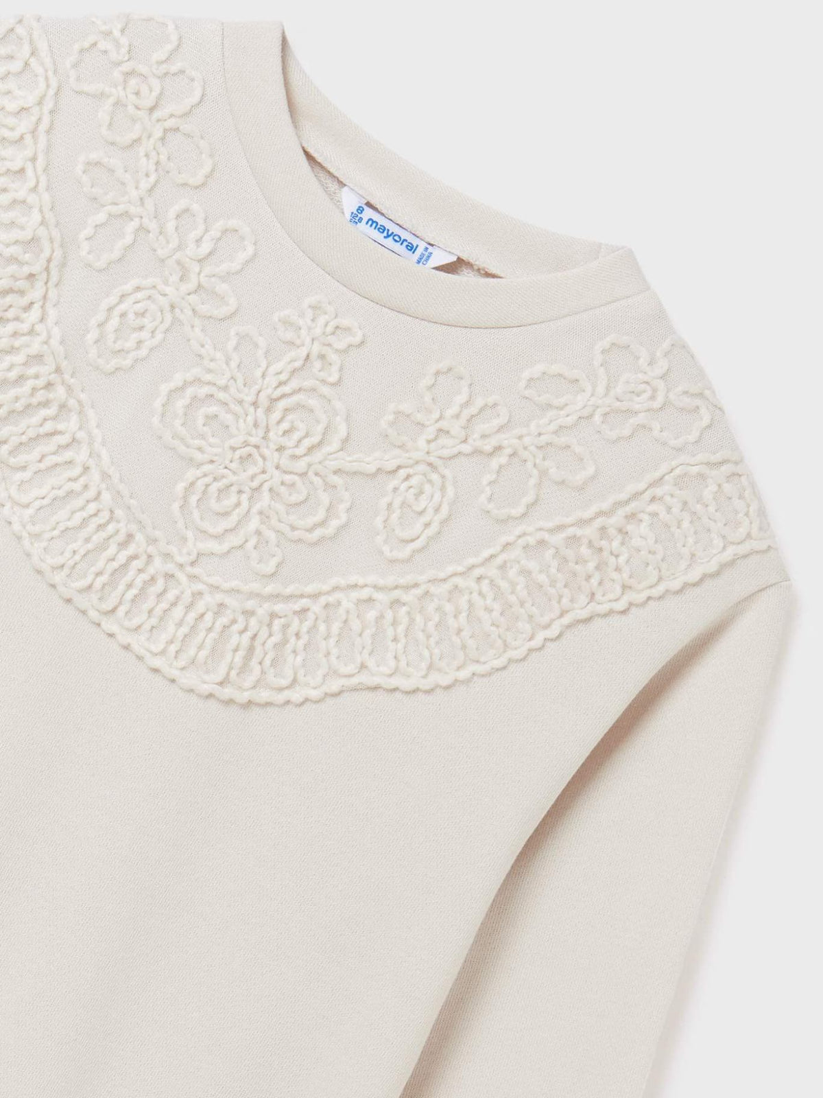 Sweat fantasia Grão bico  (Bege)  para Menina - Mayoral