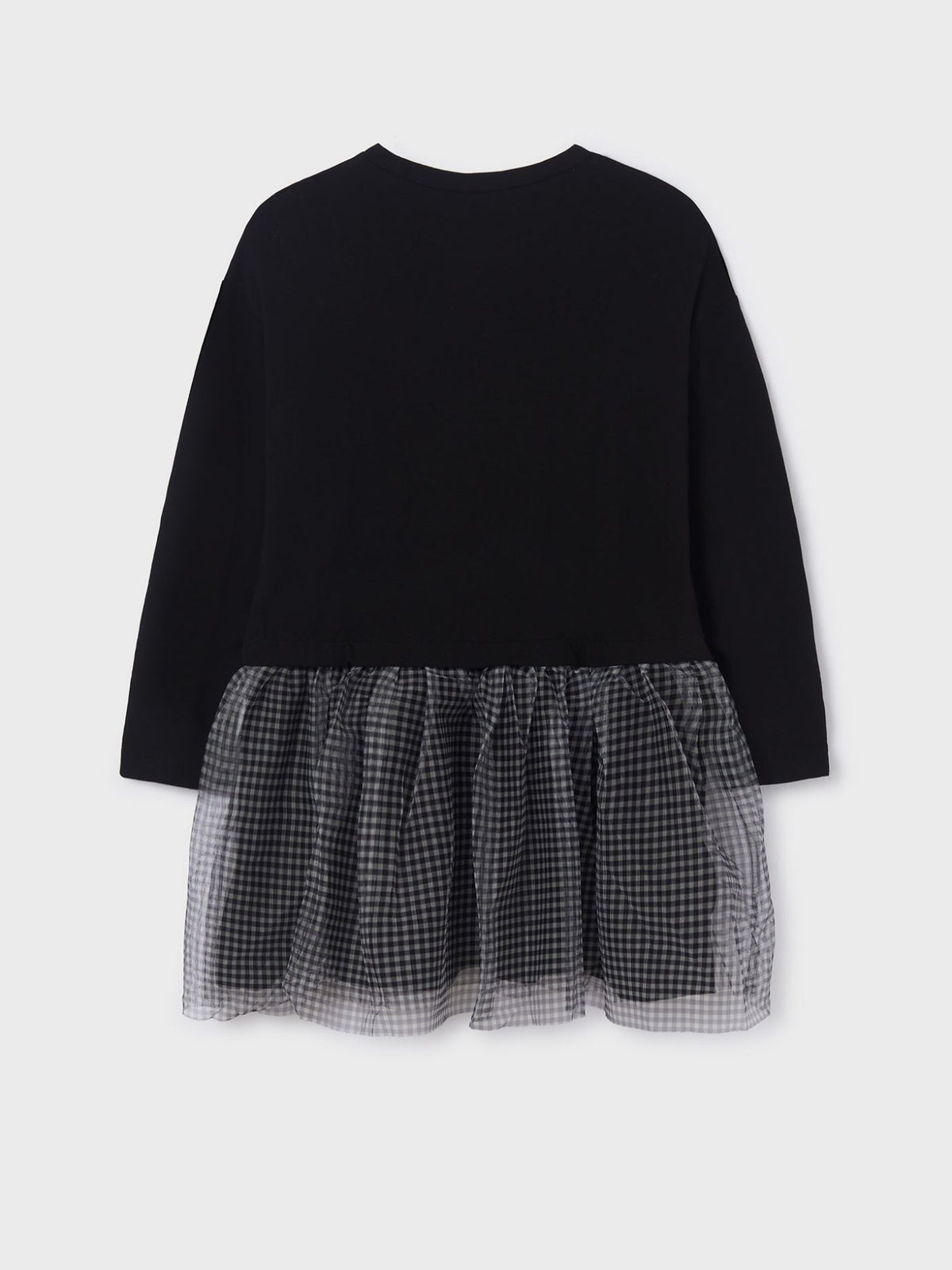 Vestido combinado tule Preto      (Preto)  para Menina - Mayoral