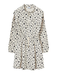 Vestido felpa estampado Grão bico  (Bege)  para Menina - Mayoral