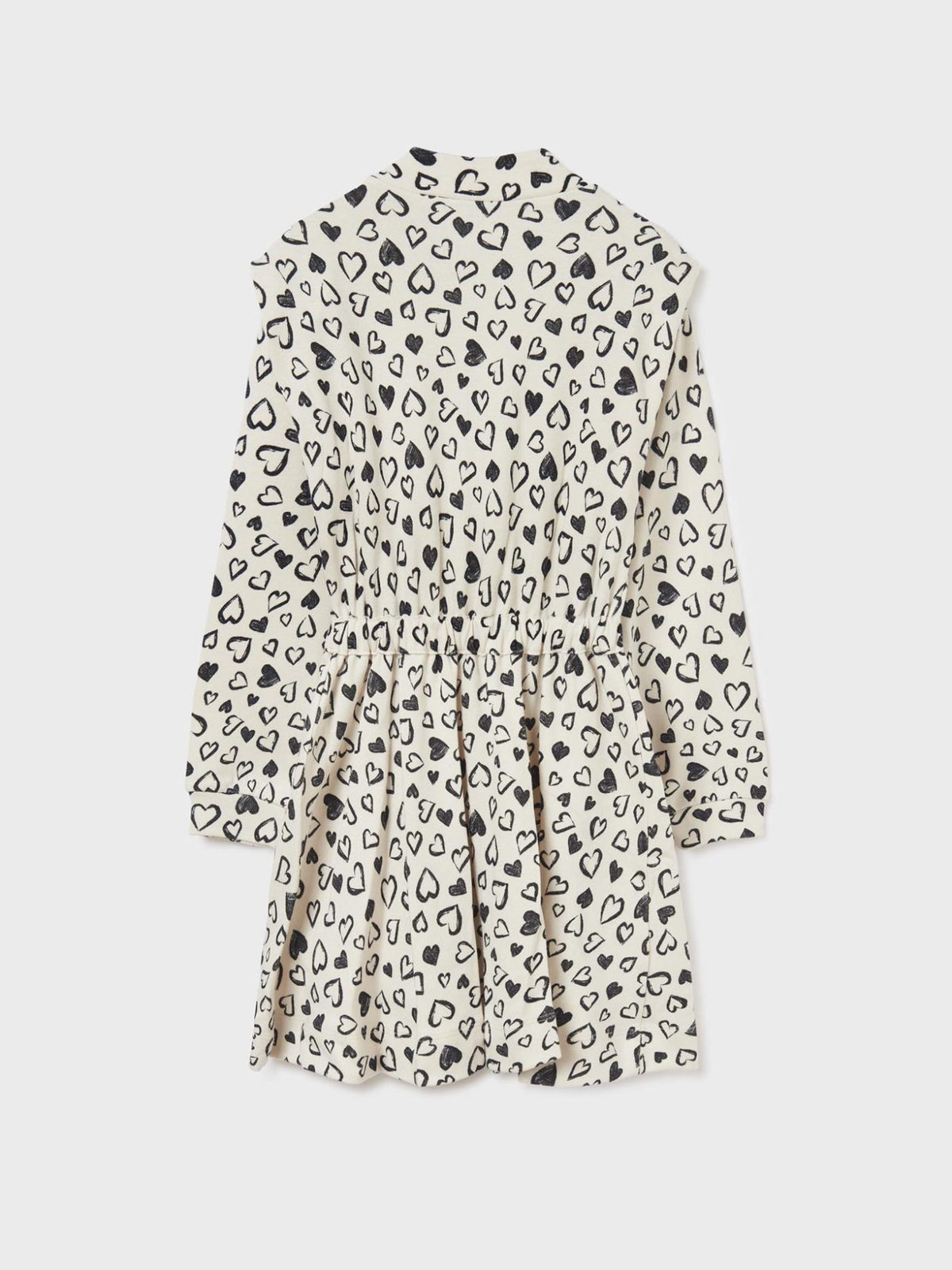 Vestido felpa estampado Grão bico  (Bege)  para Menina - Mayoral