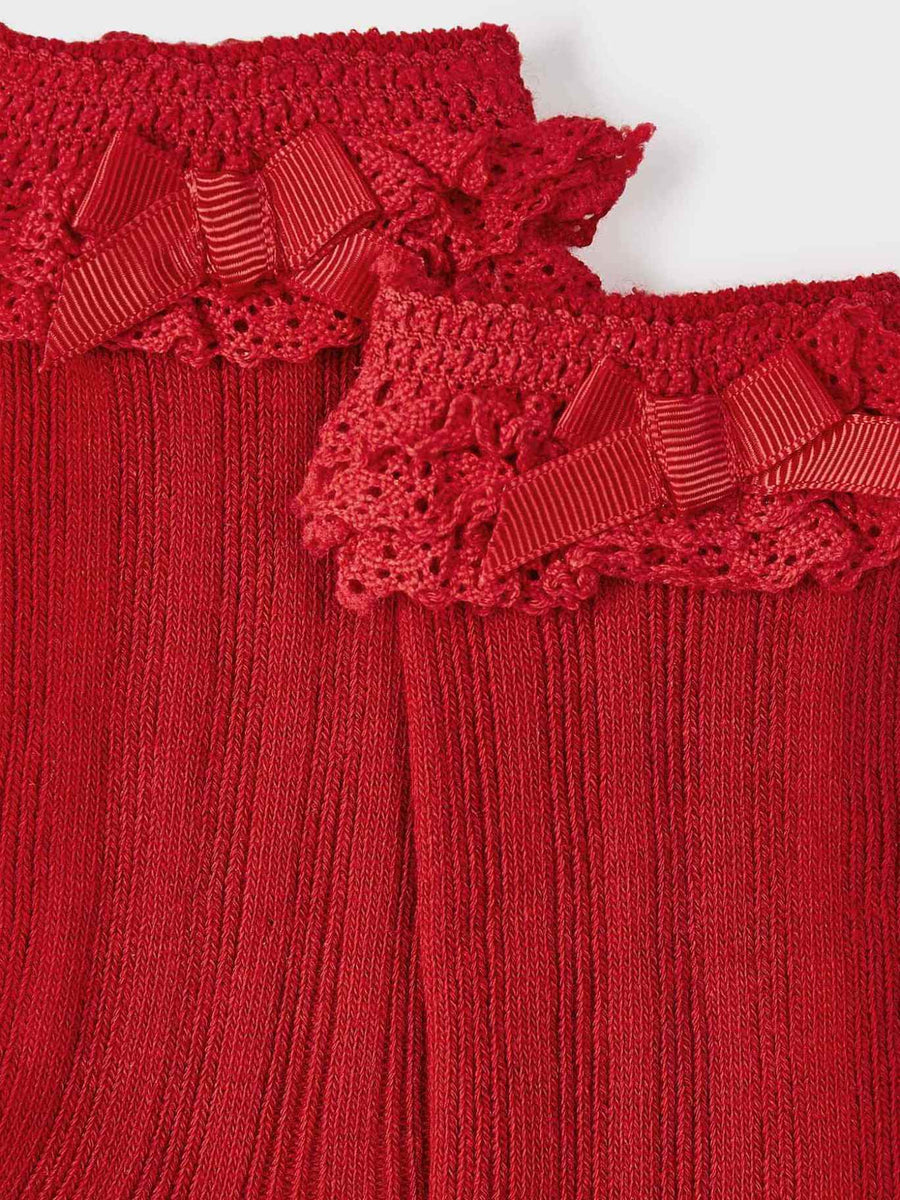 Meias Vermelho   (Vermelho)  para Bebé Menina - Mayoral