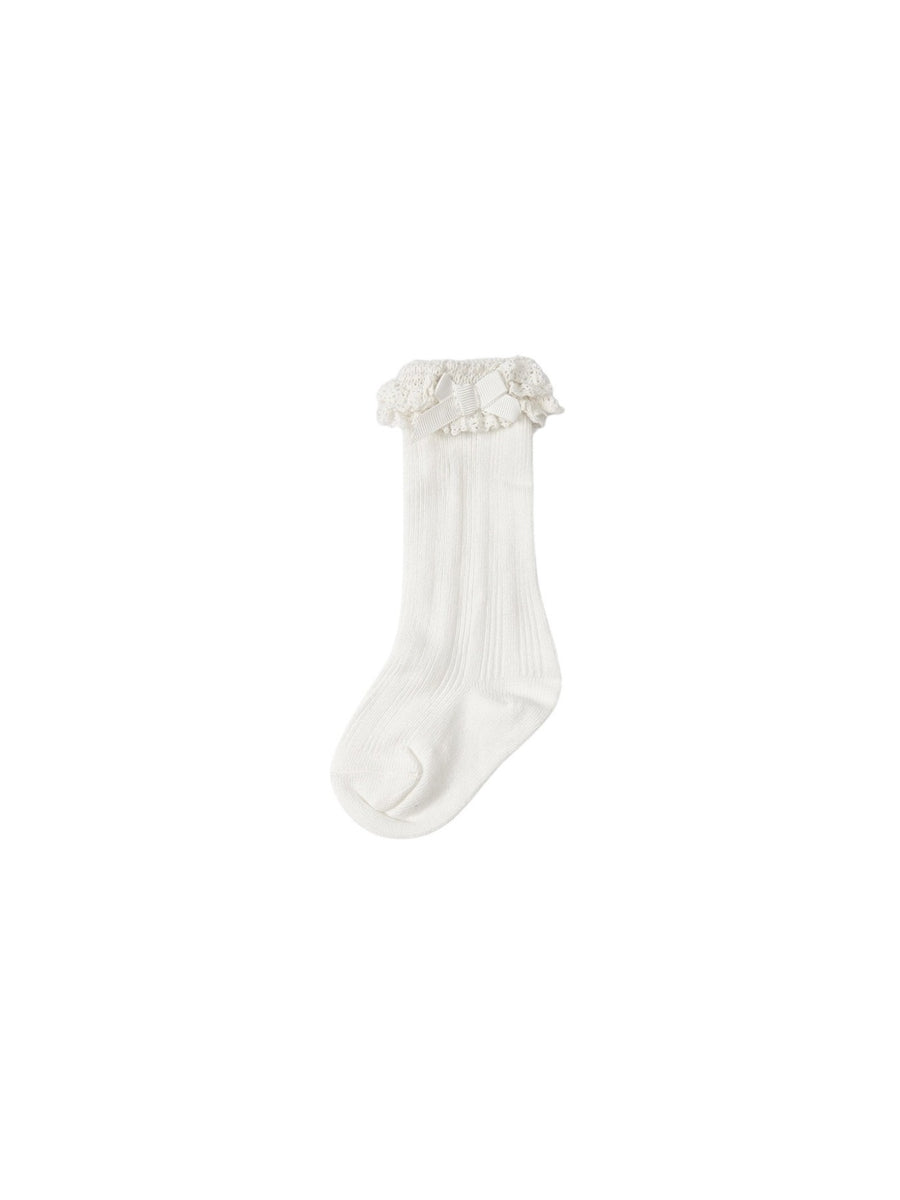Meias Crú        (Creme / Pérola)  para Bebé Menina - Mayoral