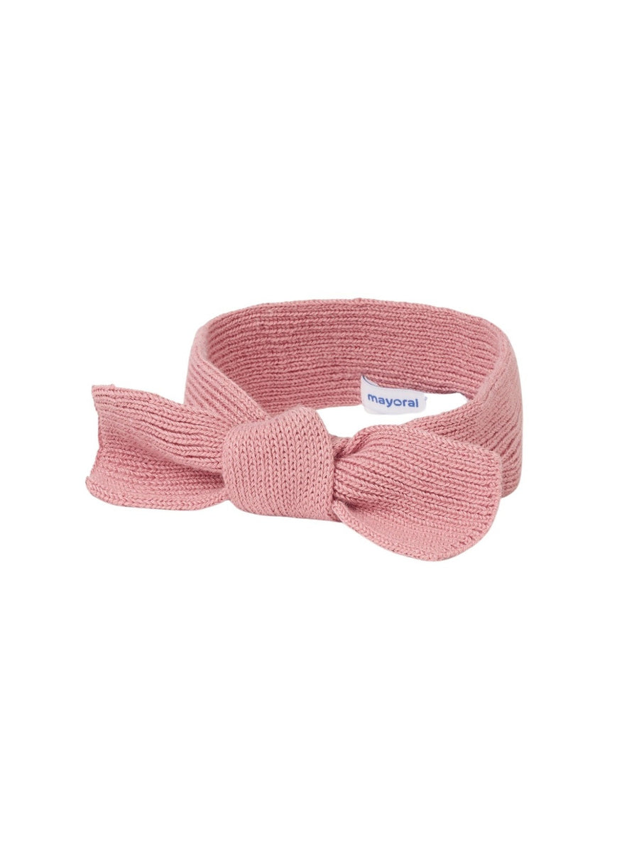 Fita cabelo tricô Rubor      (Rosa Velho)  para Bebé Menina - Mayoral