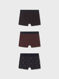 Set 3 boxers Ameixa     (Bordeaux)  para Menino - Mayoral