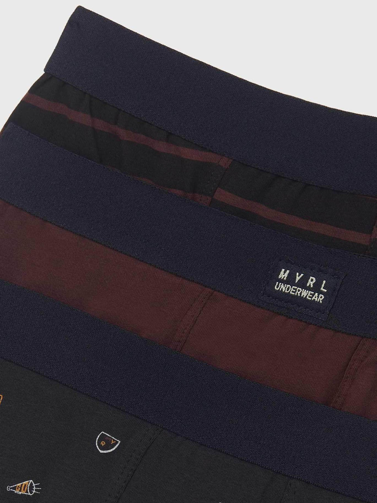 Set 3 boxers Ameixa     (Bordeaux)  para Menino - Mayoral