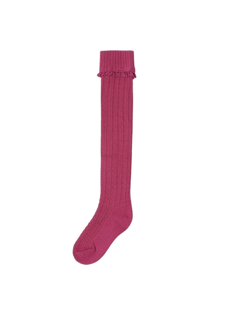 Meias Framboesa  (Vermelho Escuro)  para Menina - Mayoral