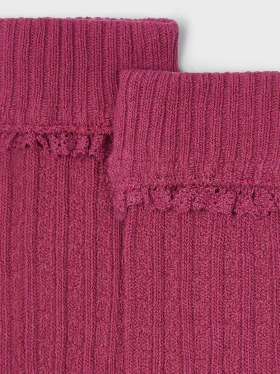 Meias Framboesa  (Vermelho Escuro)  para Menina - Mayoral