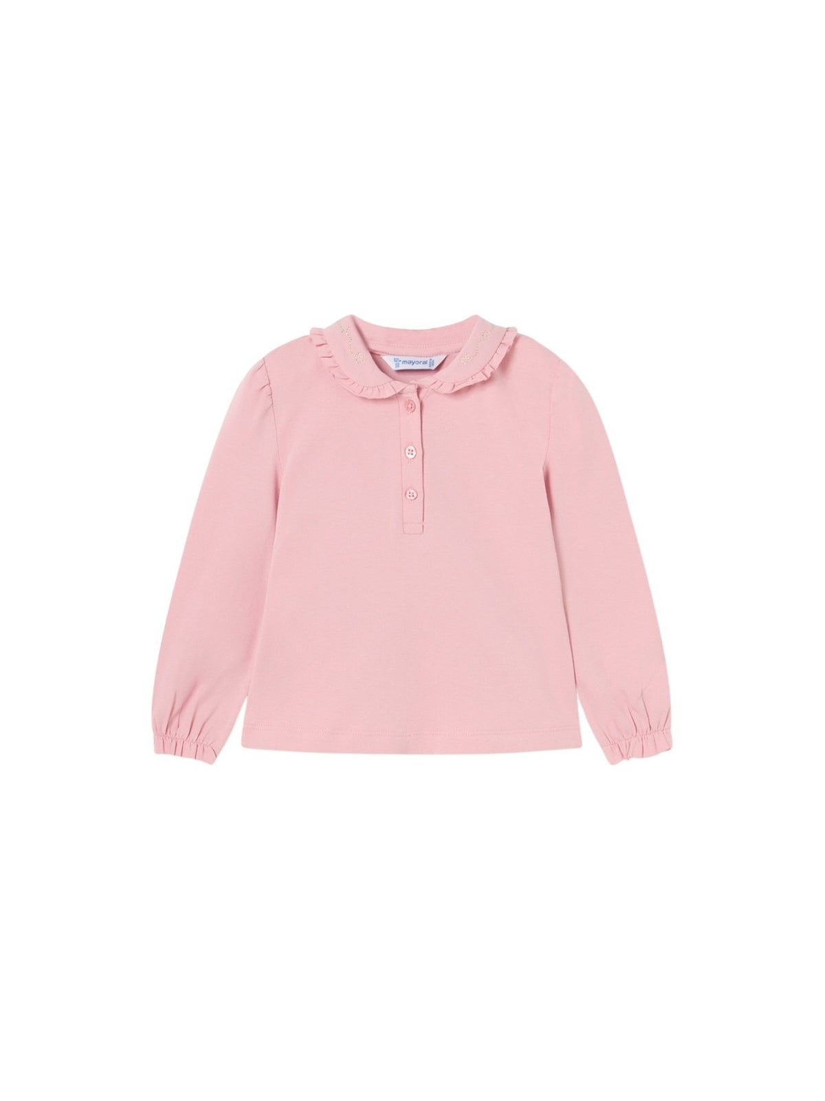 Polo m/comp. básico bebé Rosado (Rosa)  para Bebé Menina - Mayoral