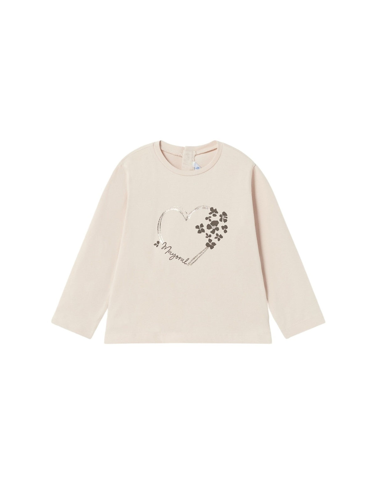 Camiseta básica bebé Grão bico (Bege)  para Bebé Menina - Mayoral