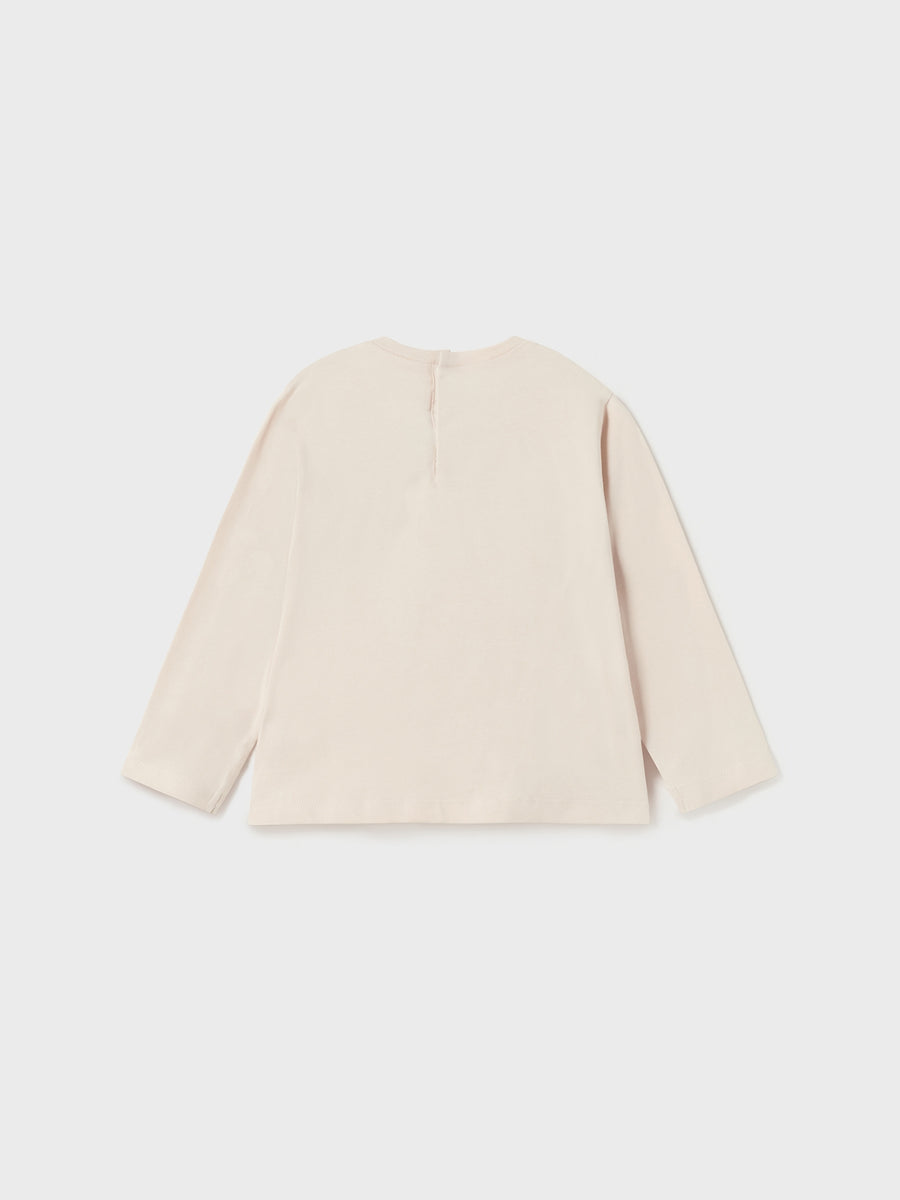 Camiseta básica bebé Grão bico (Bege)  para Bebé Menina - Mayoral
