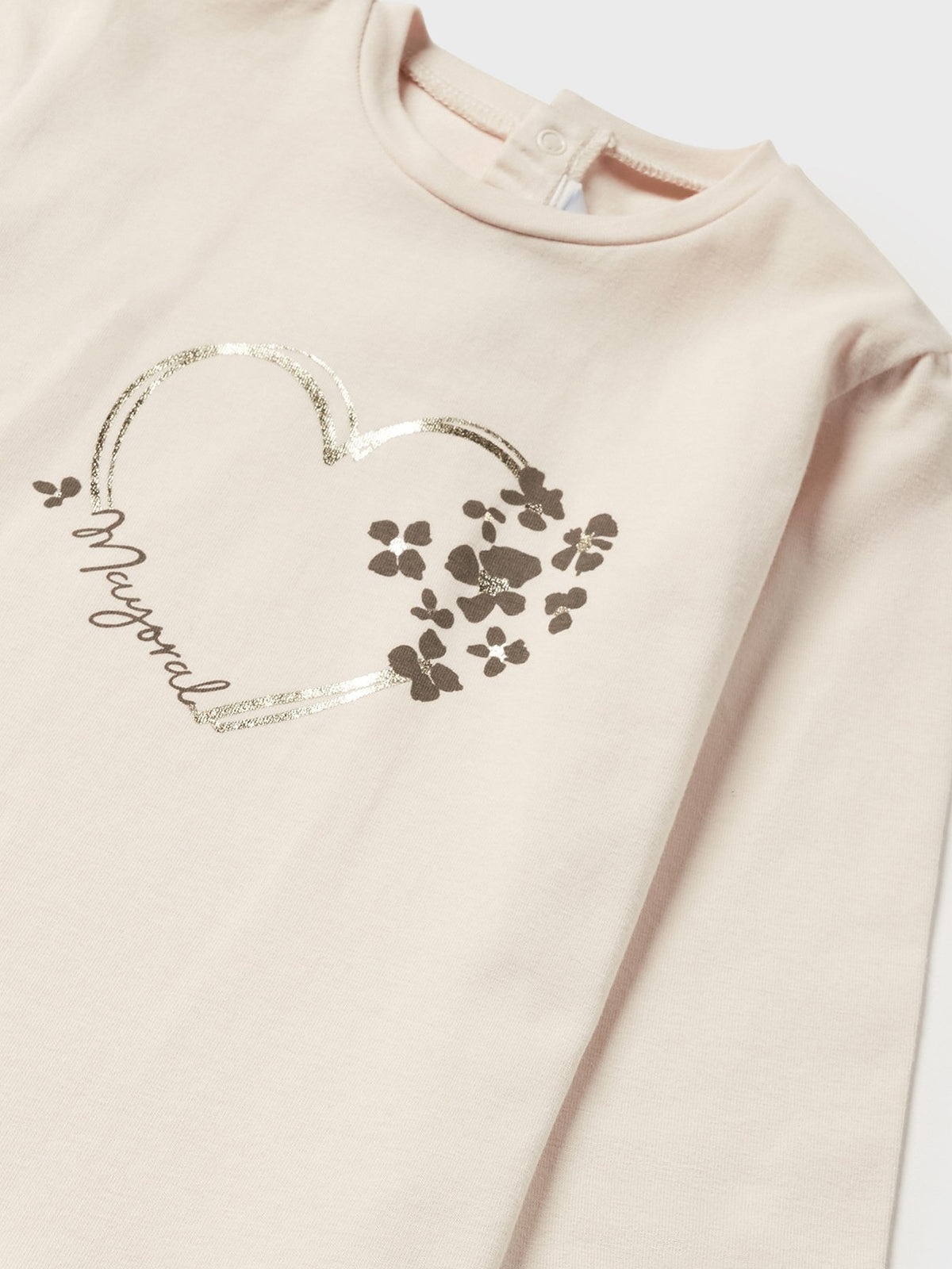 Camiseta básica bebé Grão bico (Bege)  para Bebé Menina - Mayoral