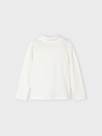 Polo m/comp. Básico Crú-prata (Cinza Claro)  para Menina - Mayoral