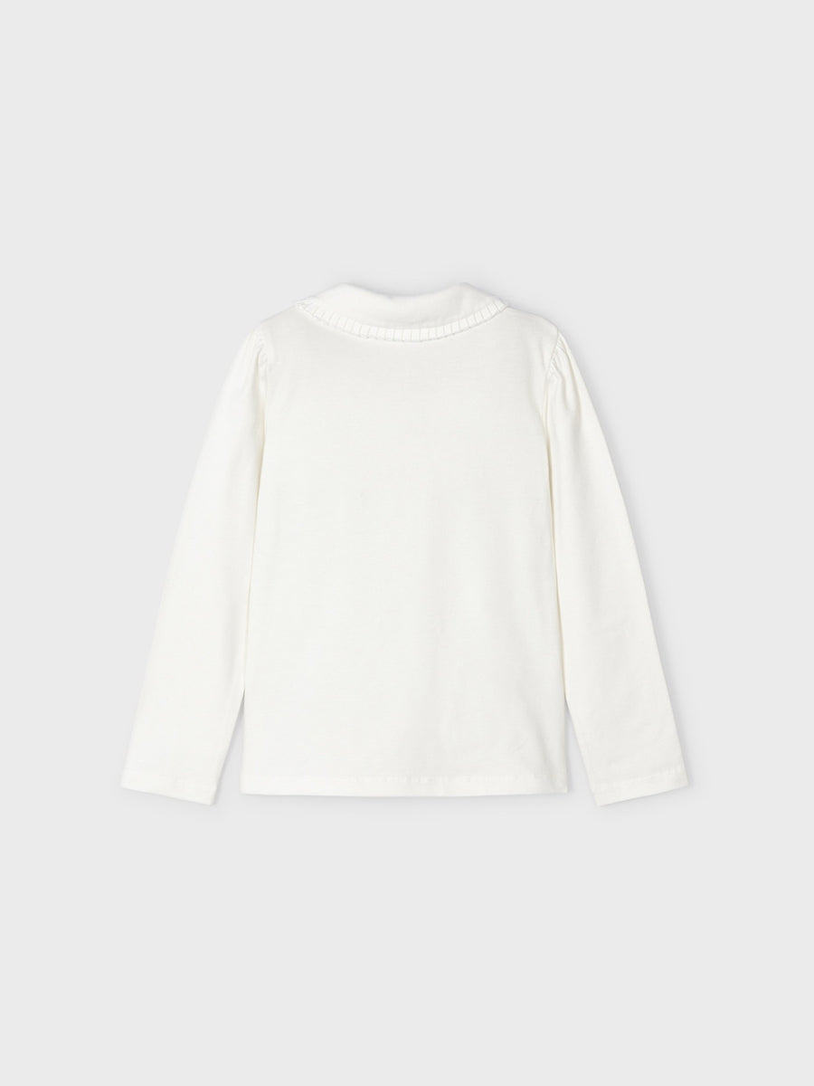 Polo m/comp. Básico Crú-prata (Cinza Claro)  para Menina - Mayoral
