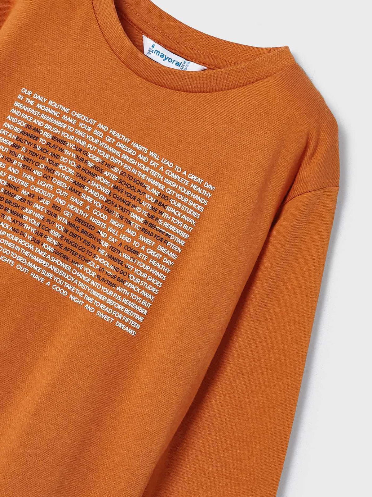 Camiseta básica Açafrão (Amarelo Ocre)  para Menino - Mayoral
