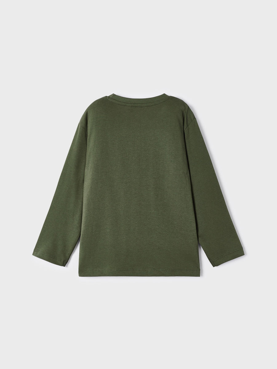 Camiseta básica Oregano (Verde Tropa)  para Menino - Mayoral