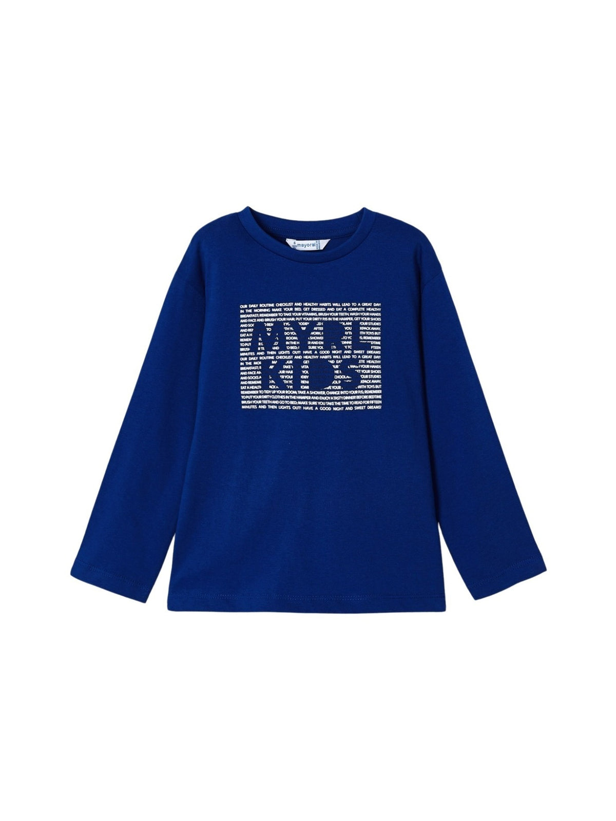 Camiseta básica Klein (Azul)  para Menino - Mayoral