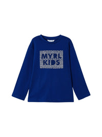 Camiseta básica Klein (Azul)  para Menino - Mayoral