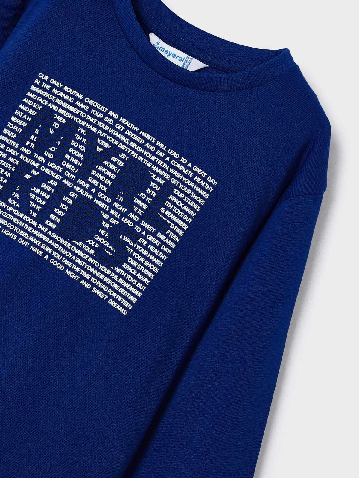 Camiseta básica Klein (Azul)  para Menino - Mayoral