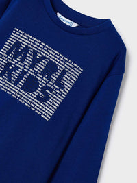 Camiseta básica Klein (Azul)  para Menino - Mayoral