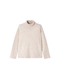 Camisola tricot básica Avelã v (Bege)  para Menina - Mayoral