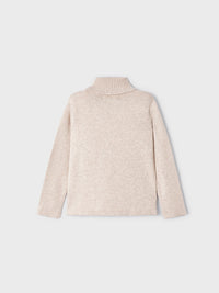 Camisola tricot básica Avelã v (Bege)  para Menina - Mayoral