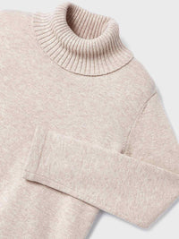 Camisola tricot básica Avelã v (Bege)  para Menina - Mayoral