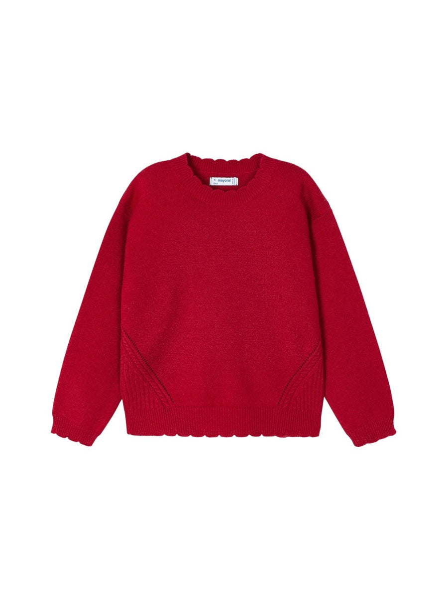 Jersey tricot básico Vermelho (Vermelho)  para Menina - Mayoral