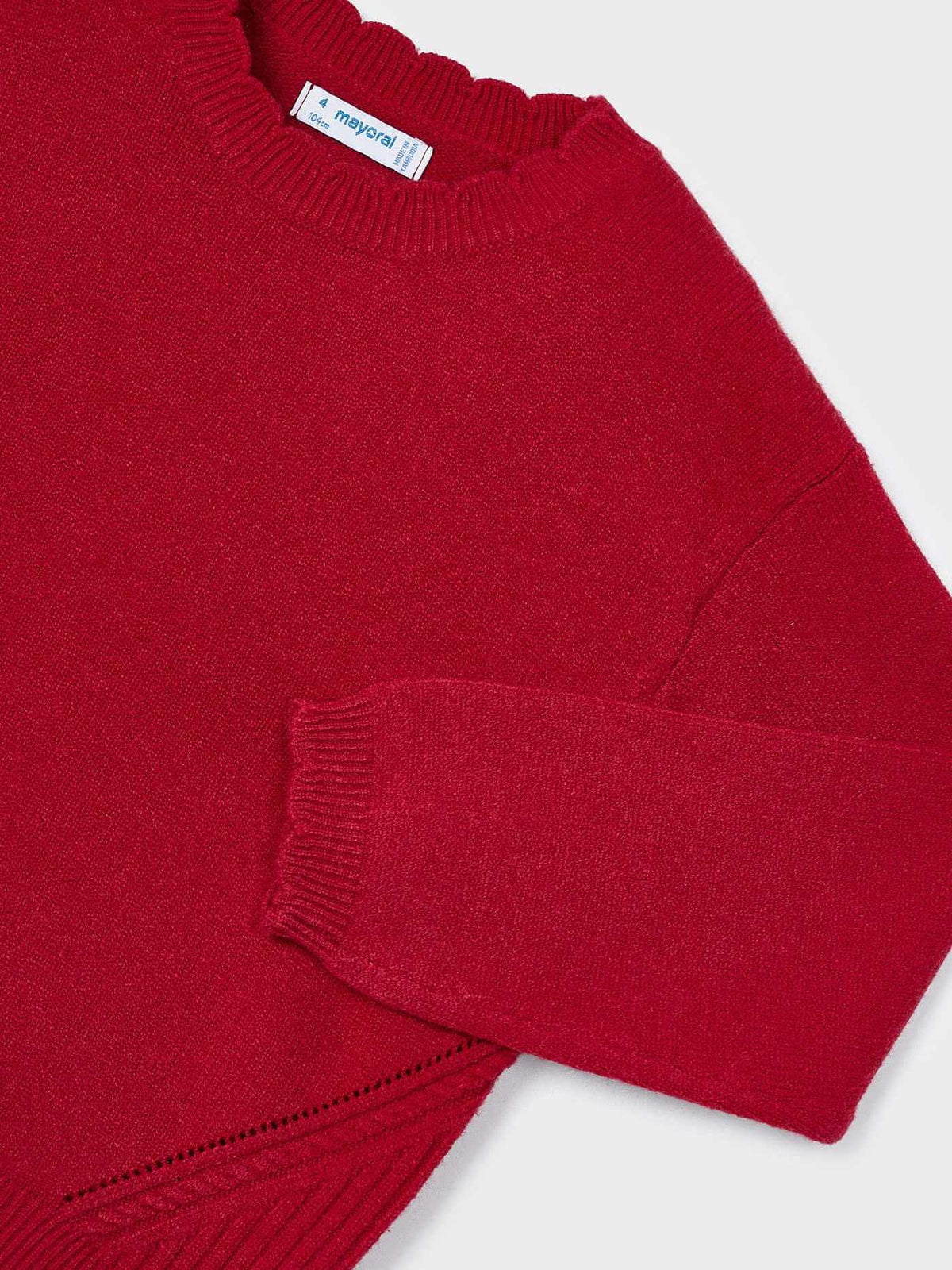 Jersey tricot básico Vermelho (Vermelho)  para Menina - Mayoral