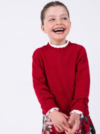 Jersey tricot básico Vermelho (Vermelho)  para Menina - Mayoral