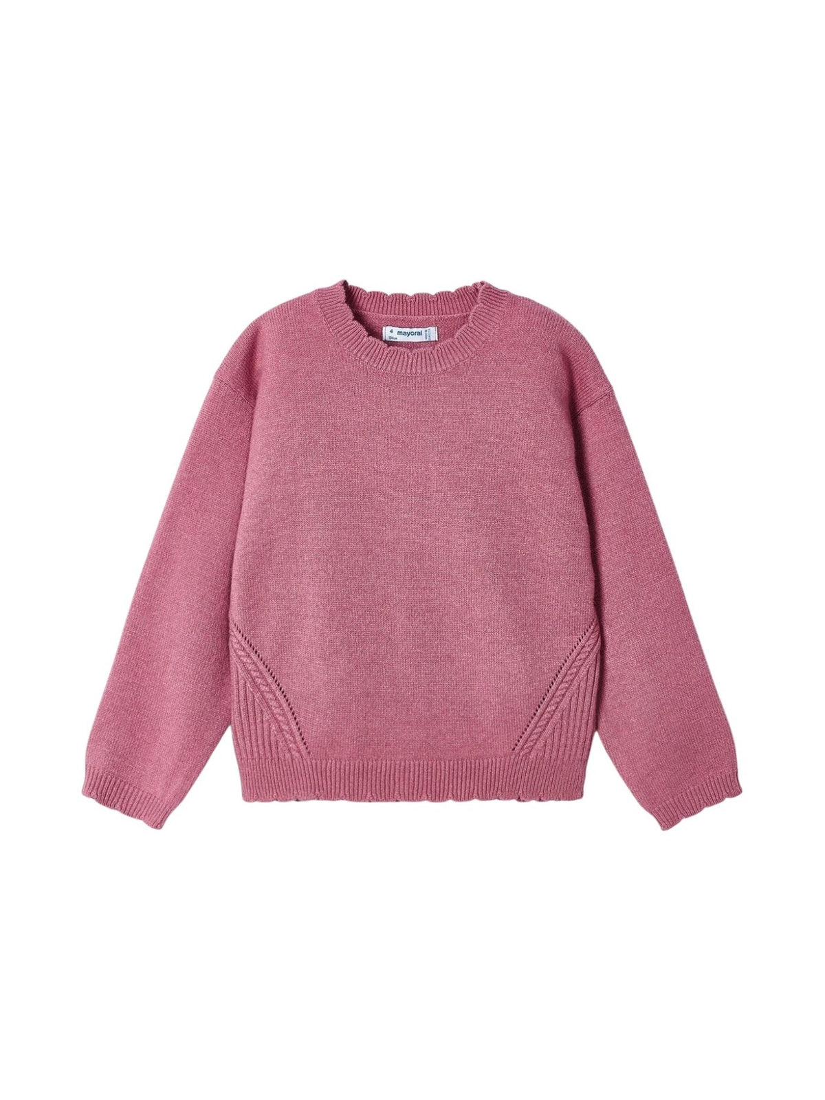 Jersey tricot básico Orquídea (Rosa Velho)  para Menina - Mayoral