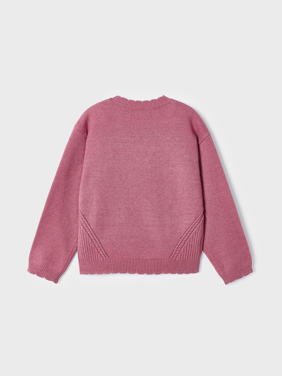 Jersey tricot básico Orquídea (Rosa Velho)  para Menina - Mayoral