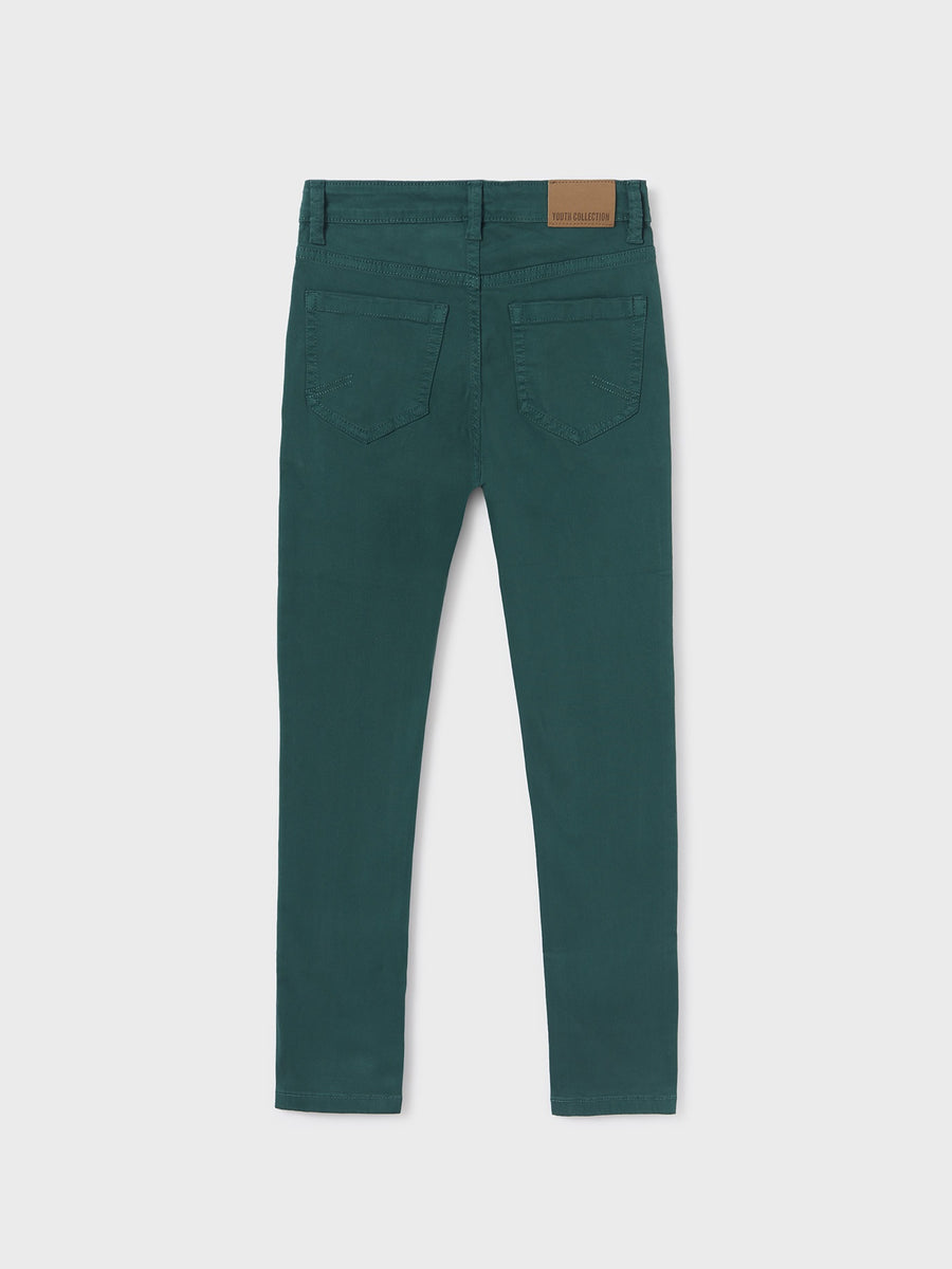 Calça 5b slim fit basica Dark menta (Verde Escuro)  para Menino - Mayoral