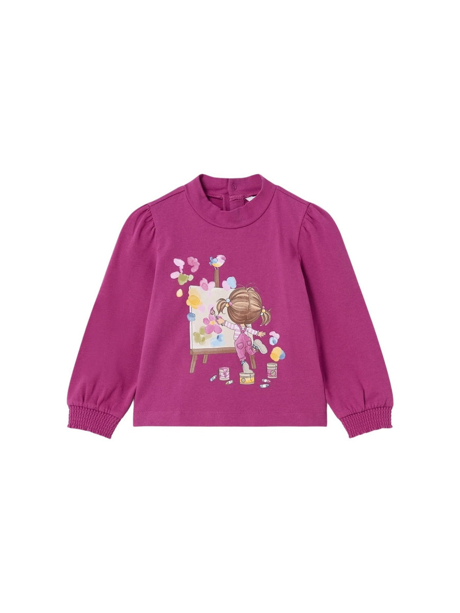 Camisola meia gola Magenta (Magenta)  para Bebé Menina - Mayoral